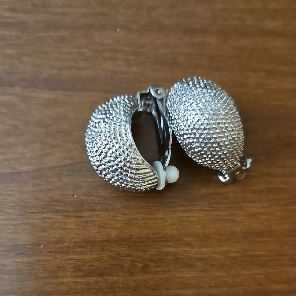 Silver Clip-On Earrings